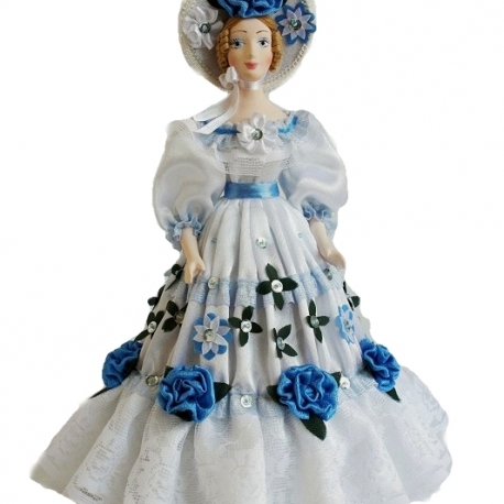 Фото: Кукла коллекционная Дама в летнем платье
