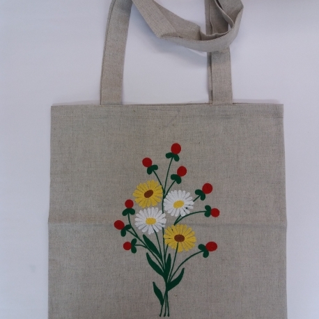 Фото: Льняная сумка | Эко-сумка | Текстильная сумка | Сумка для покупок