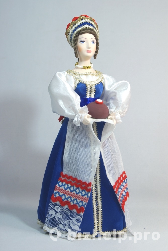 Фотография 2: Сувенирная кукла с логотипом