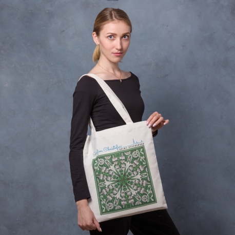 Фотография 3: Тканевая женская сумка шоппер