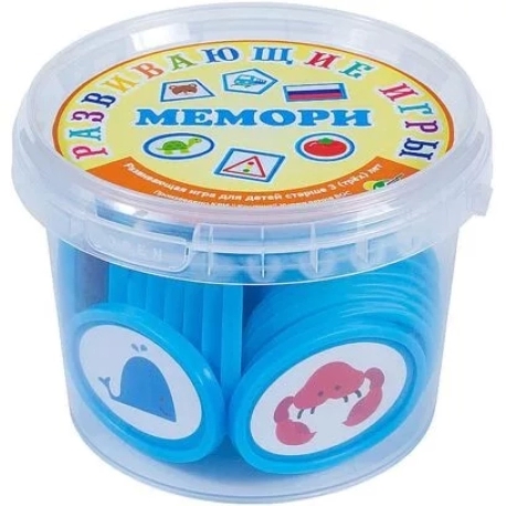 Первое фото: Игра для детей 3+ Мемори "Морские животные"