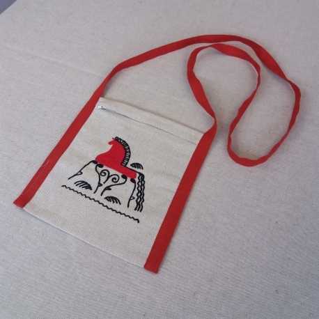 Фотография 3: Льняная сумка | Текстильная сумка | Сумка паломника | Ручная работа