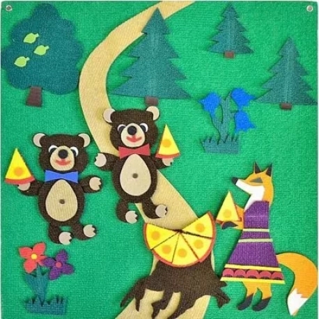 Фотография 1: Игра театр-сказка для детей 3+ "Два жадных медвежонка"