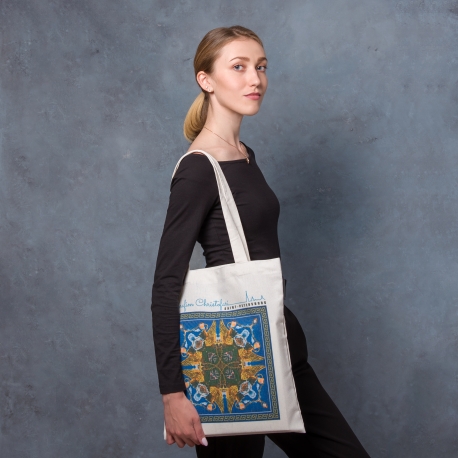 Фотография 1: Тканевая женская сумка шоппер