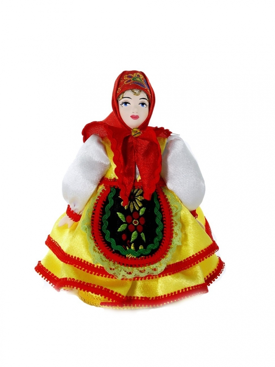 Фотография 1: Кукла сувенирная фарфоровая Матрёшка — Дуняшка