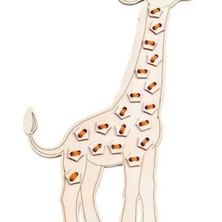 Фотография 1: Игра-шнуровка для детей 3+ «Жираф»