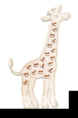 Фотография 1: Игра-шнуровка для детей 3+ «Жираф»