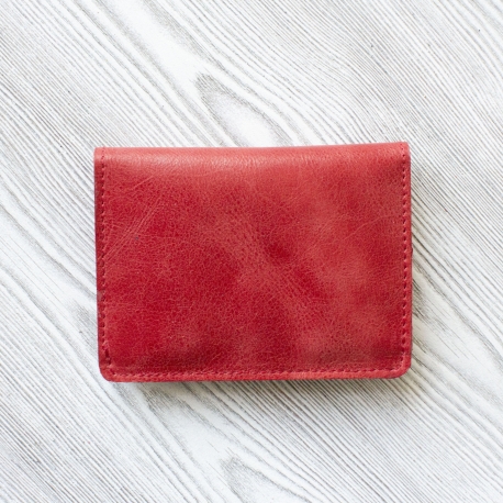 Фотография 9: Красный  женский кошелек для мелочи и пластиковых карт