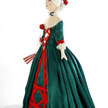 Фотография 3: Фарфоровая кукла | Дама в маскарадном платье | 18 век
