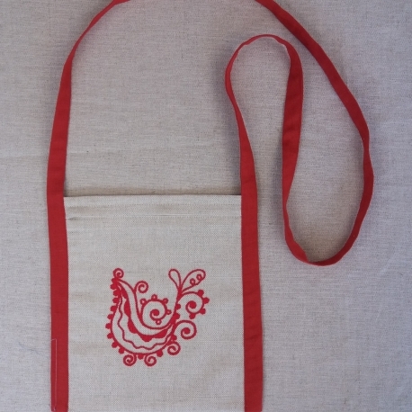 Фотография 4: Льняная сумка | Текстильная сумка | Сумка паломника | Ручная работа