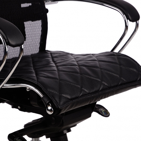 Фото: Накладка на сиденье для кресла «SAMURAI», кожа, черная