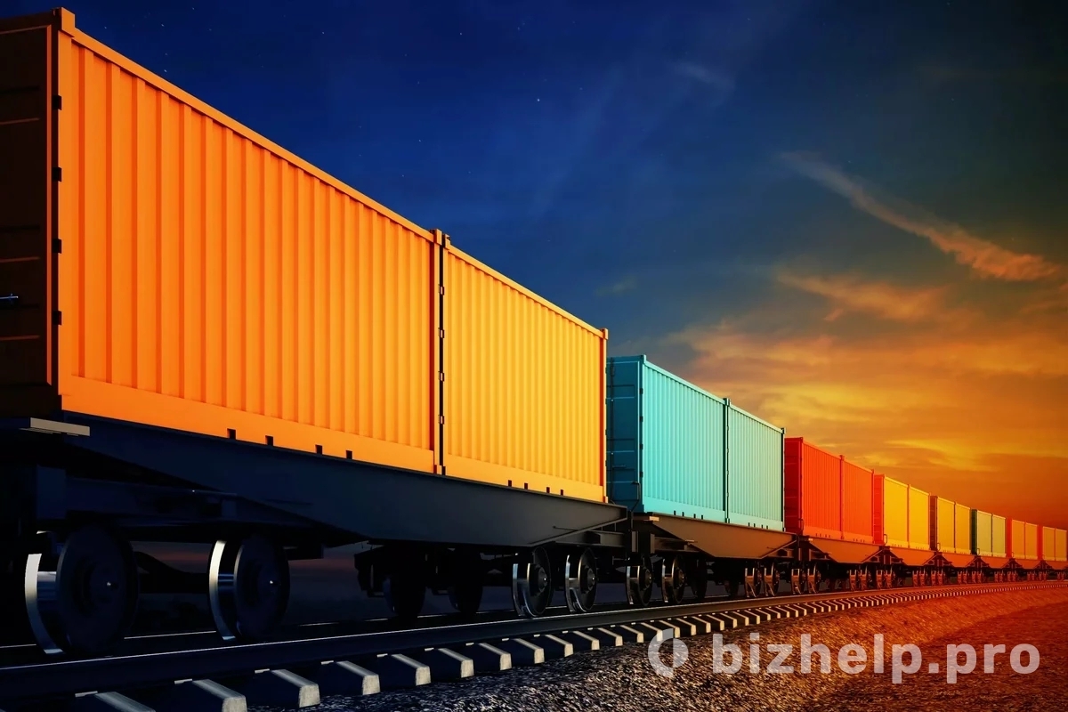 Фотография 1: Железнодорожные перевозки грузов