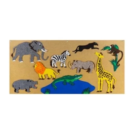 Фотография 1: Игра-пособие для детей 3+ "Африканские животные"