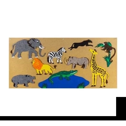 Фотография 1: Игра-пособие для детей 3+ "Африканские животные"