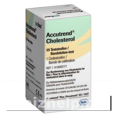 Фотография 2: Тест-полоски Аккутренд Холестерин (AccuTrend Cholesterol) №25